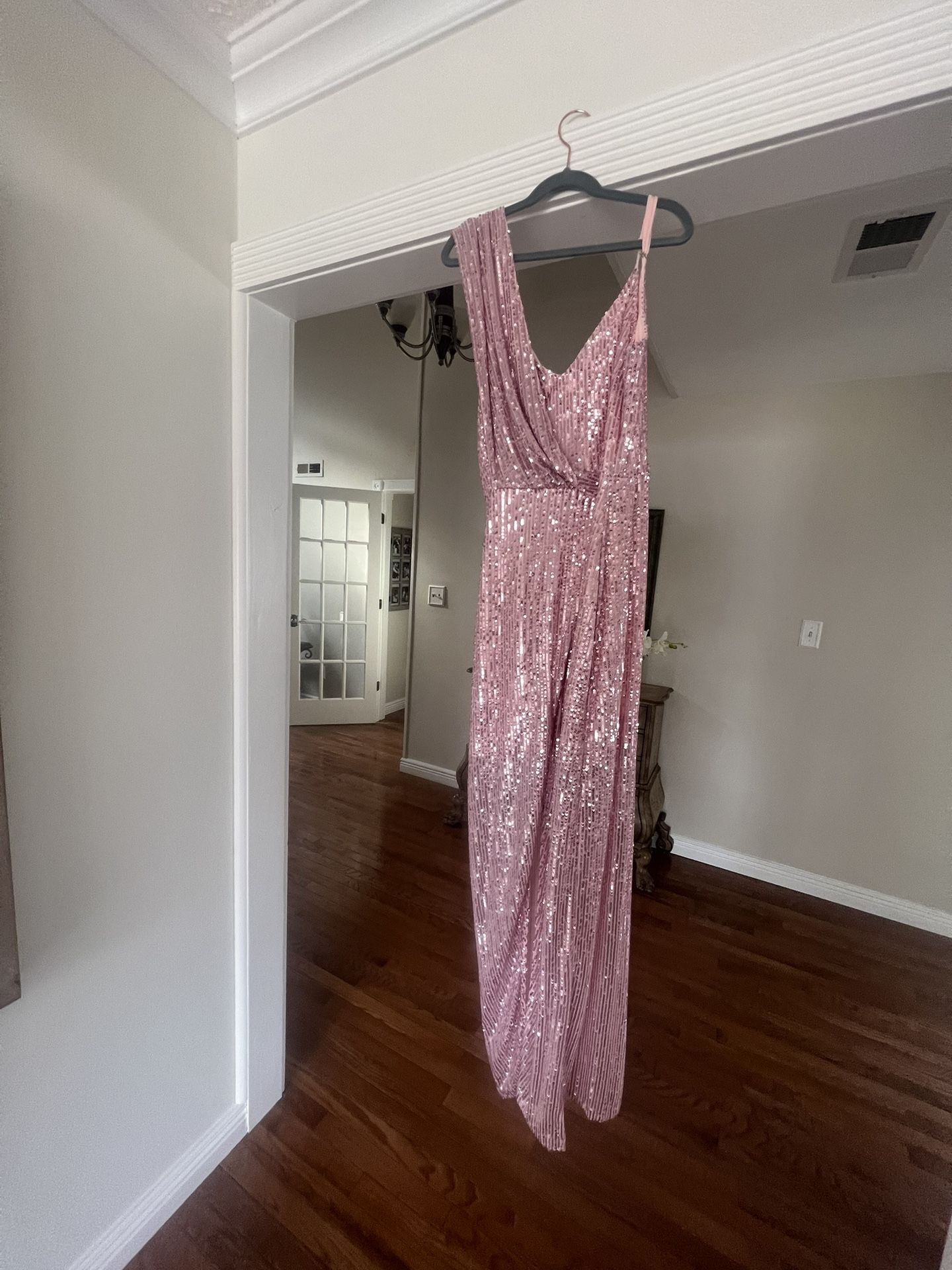 Pink Sequin Dress