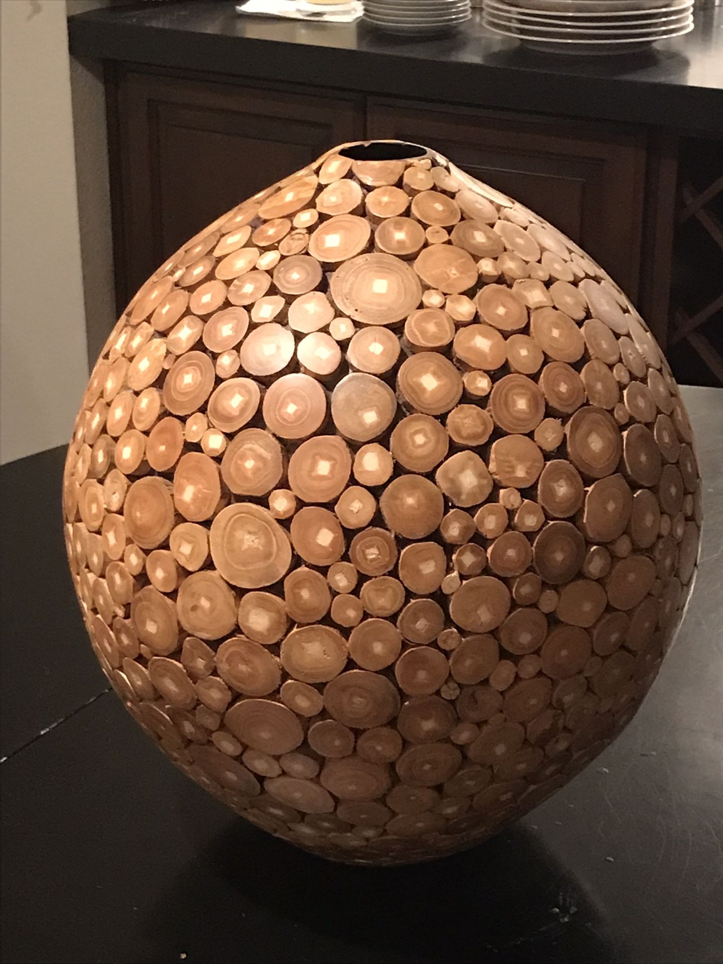 Large Wooden Decorative Sphere