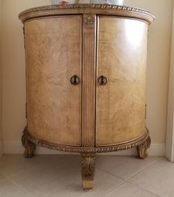 Half moon cabinet