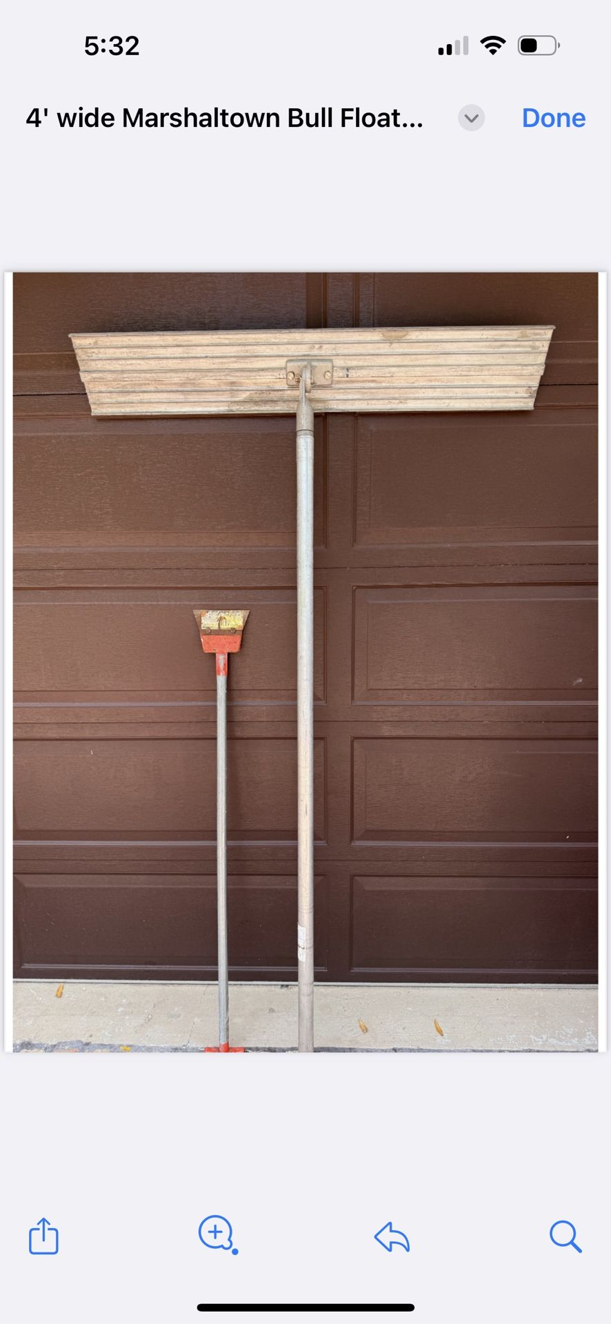 Marshalltown Bull Float/ Machete/ Hand Saw