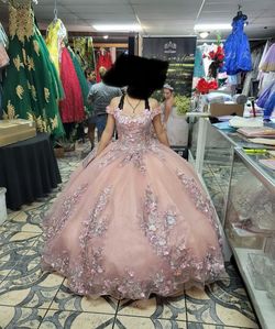 Pink quinceanera dress
