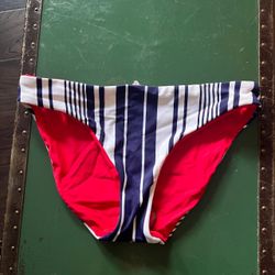SO® Tankini Bikini Swimsuit Bottoms NWT striped SIZE M  #swimsuit #tankini #tankinibottoms #stripedtankini #redwhiteandbluetankini