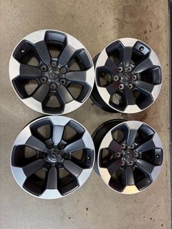 Ram 1500 rebel wheels.