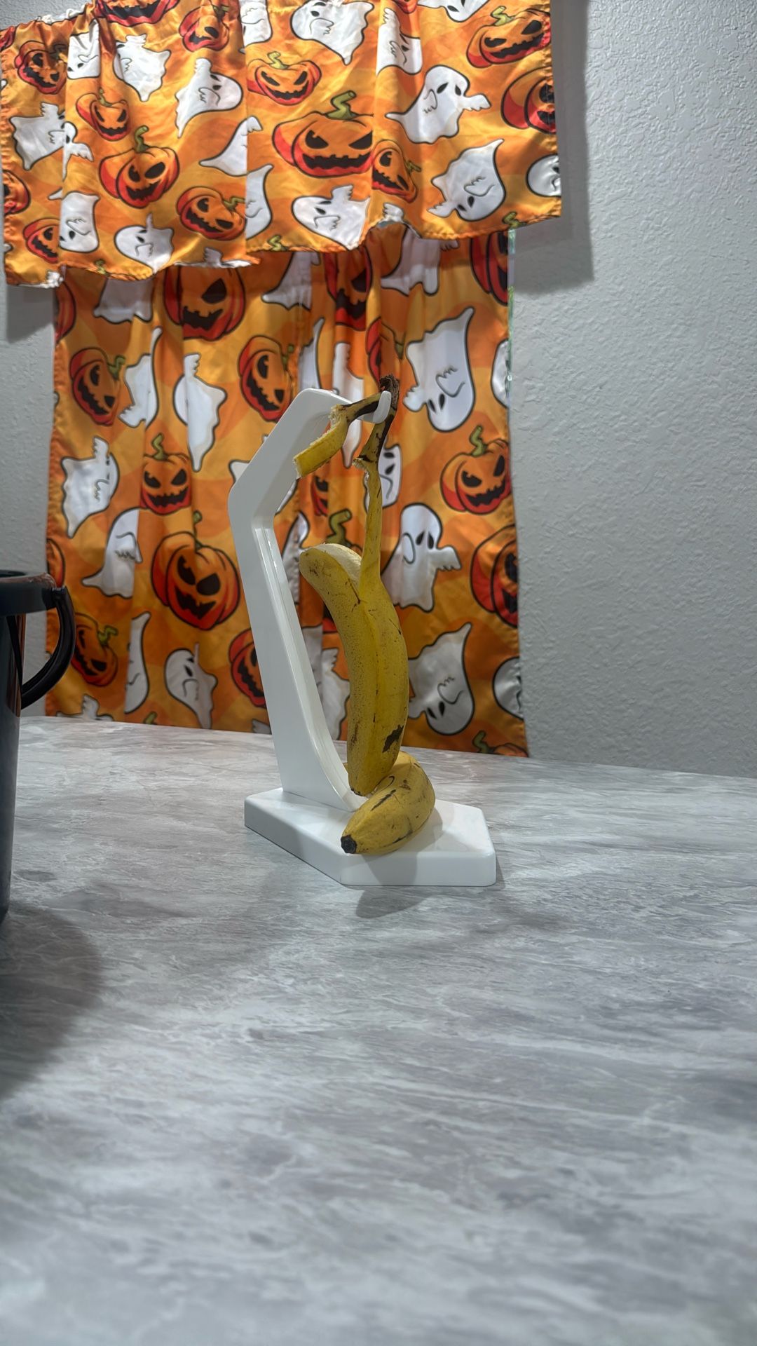 naturally made representation of a banana committing 