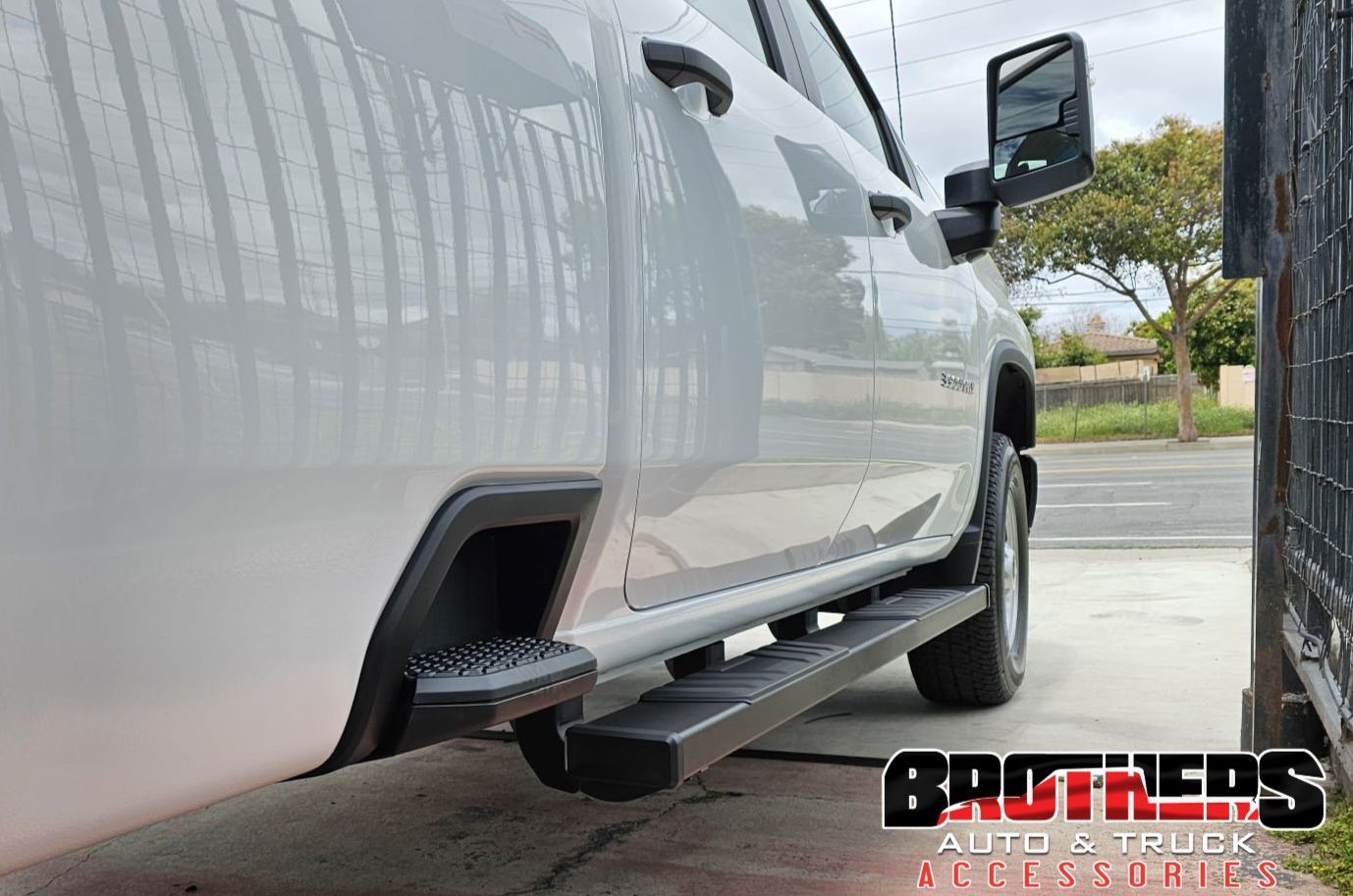 Running Board Side Step Estribos Trifold Tapas para Trocas
