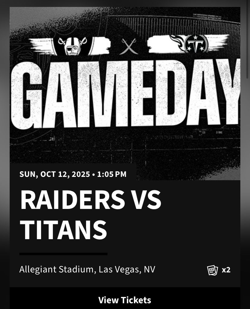 Tennessee Titans Vs Las Vegas Raiders