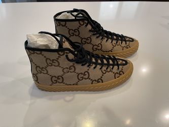 Men’s Gucci High Top Canvas Sneakers