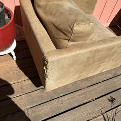 Free Leather Chair From Article W/ Cat Damage