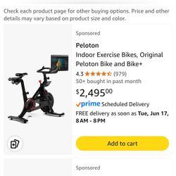 Peloton Bike With Men's 10 Shoes
