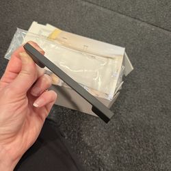 Amerdeco black cabinet handle 96mm 10pack