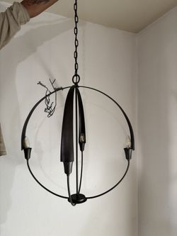 CIRQUE LARGE CHANDELIER 4-LIGHT IN BLACK