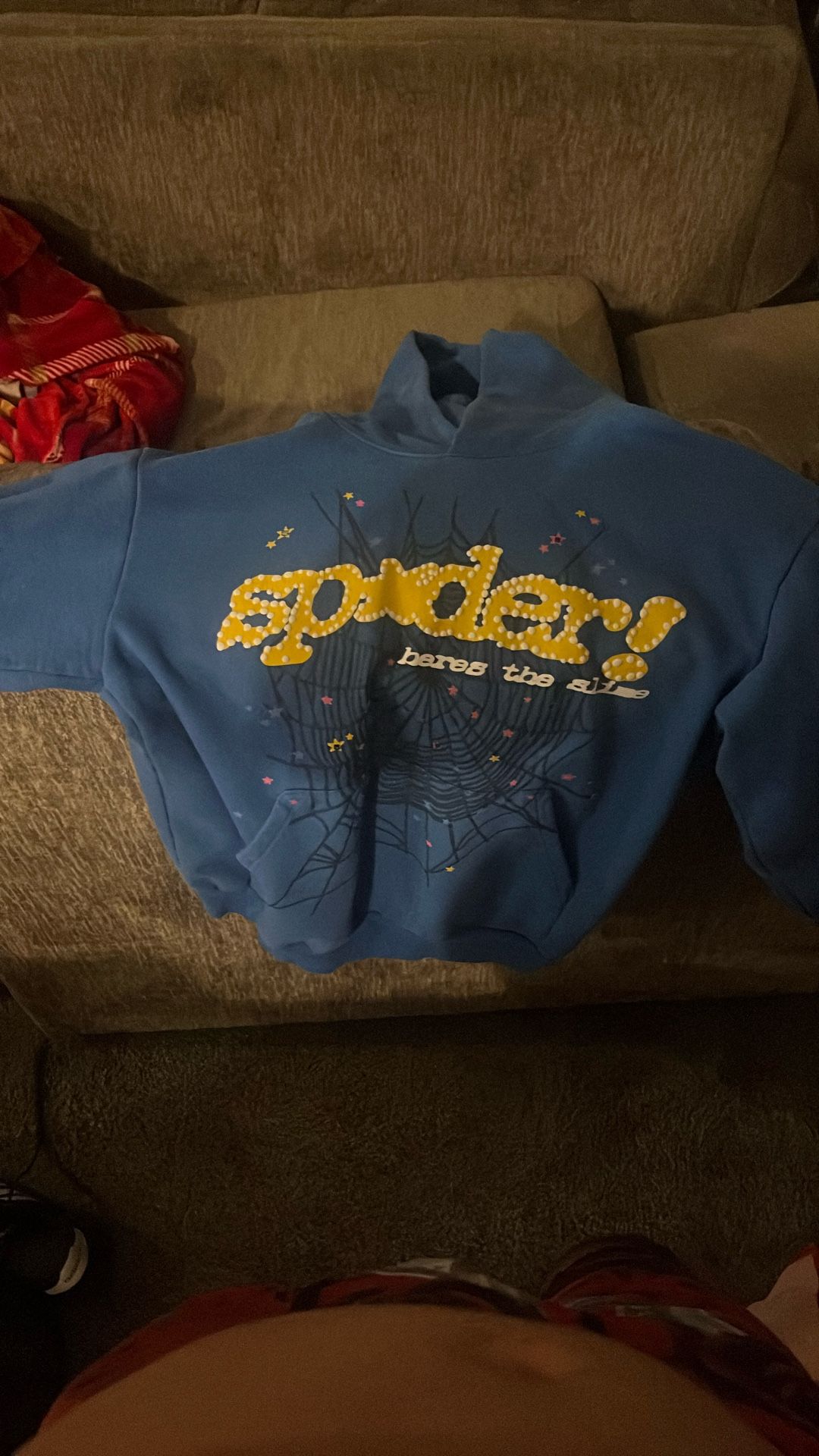 Blue Spider Hoodie