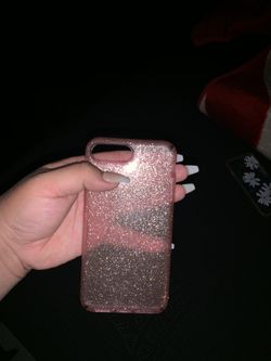 iPhone 7/8 plus pink sparkle