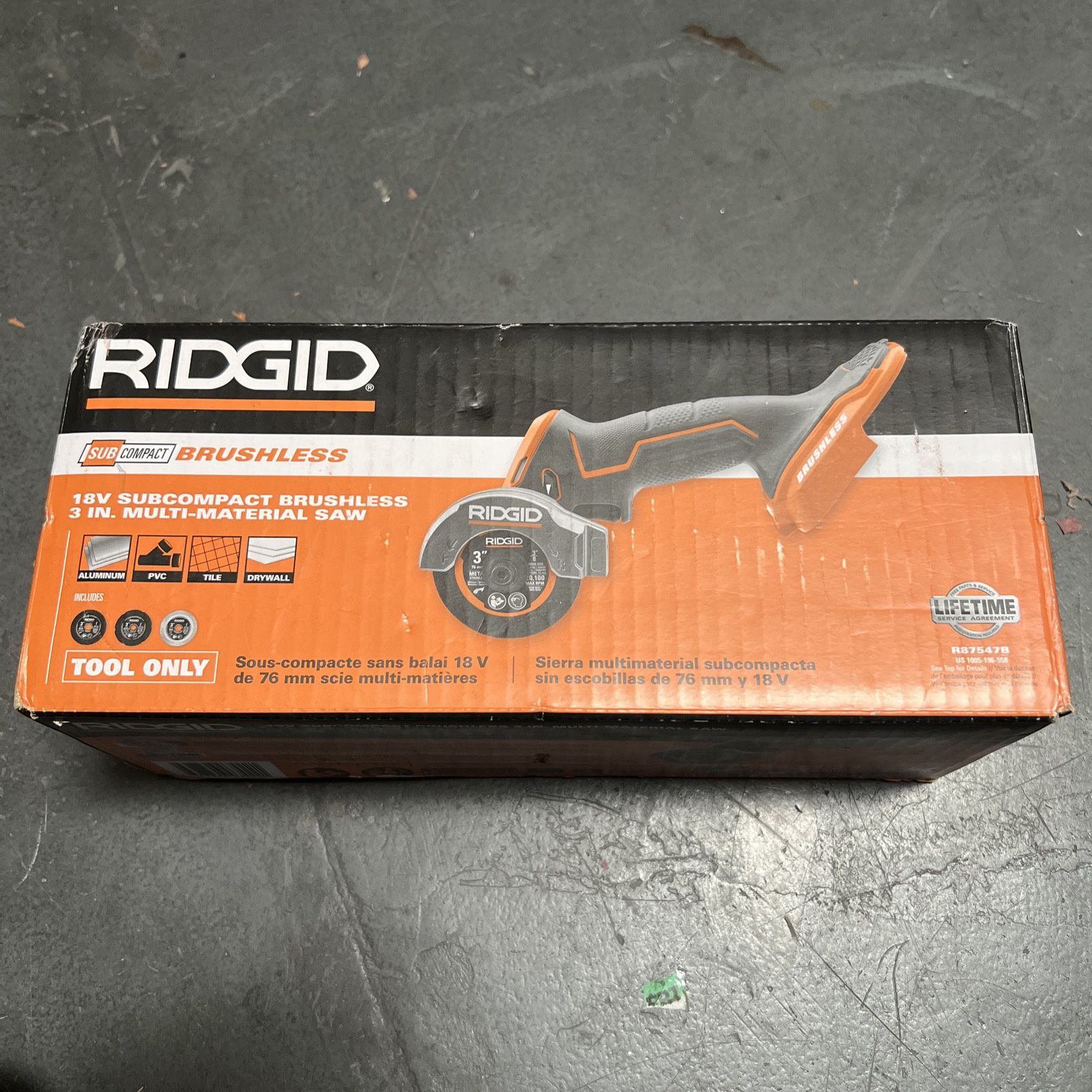 Ridgid subcompact discount multi material saw