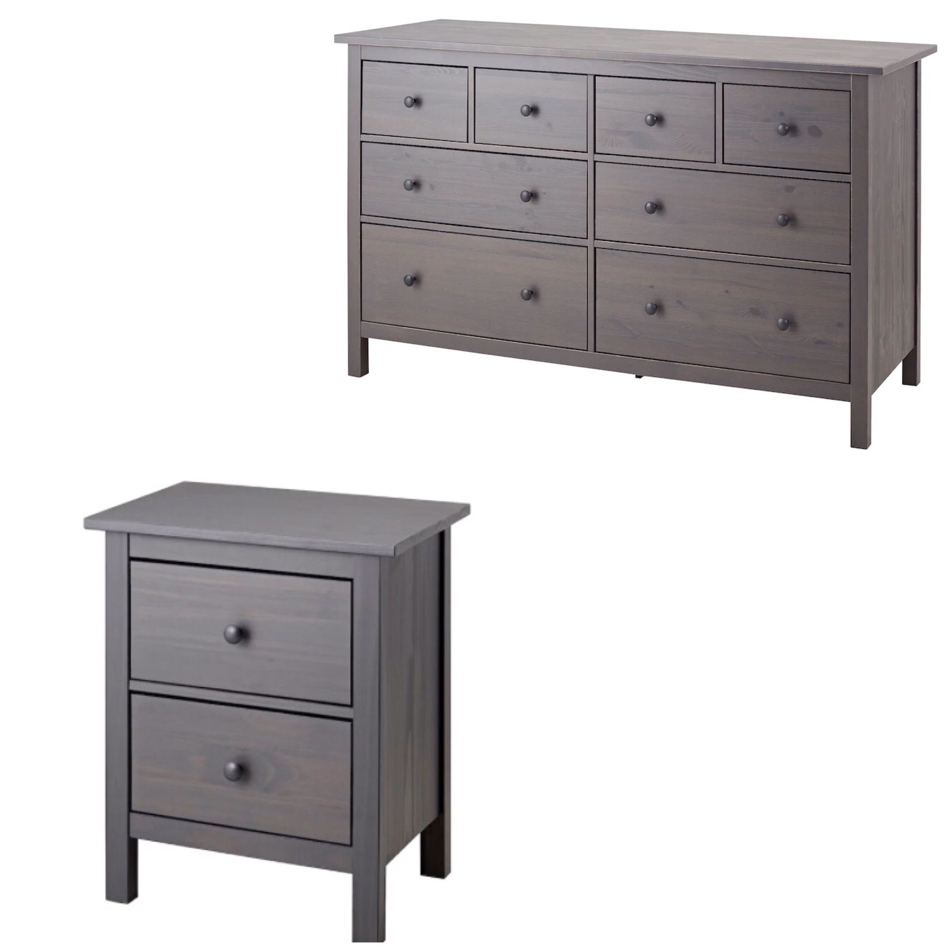 Ikea Grey Hemnes 8 Drawer Dresser & Matching Night Stand New In Boxes for  Sale in Scottsdale, AZ - OfferUp
