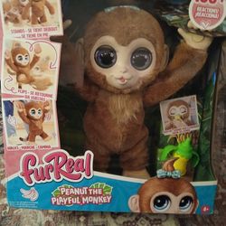 FurReal Friend Peanut The Playful Monkey - New In Box