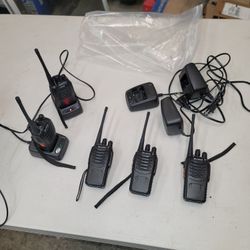 5 Arcshell 16 Channel Radios 