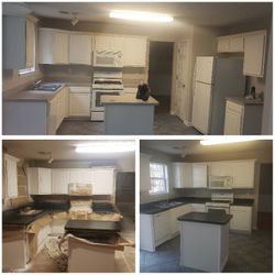 Kitchen Cabinets And Counter Top Refinishing