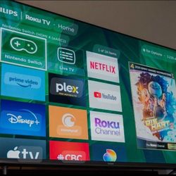 65” Philips Smart Tv For Sale 