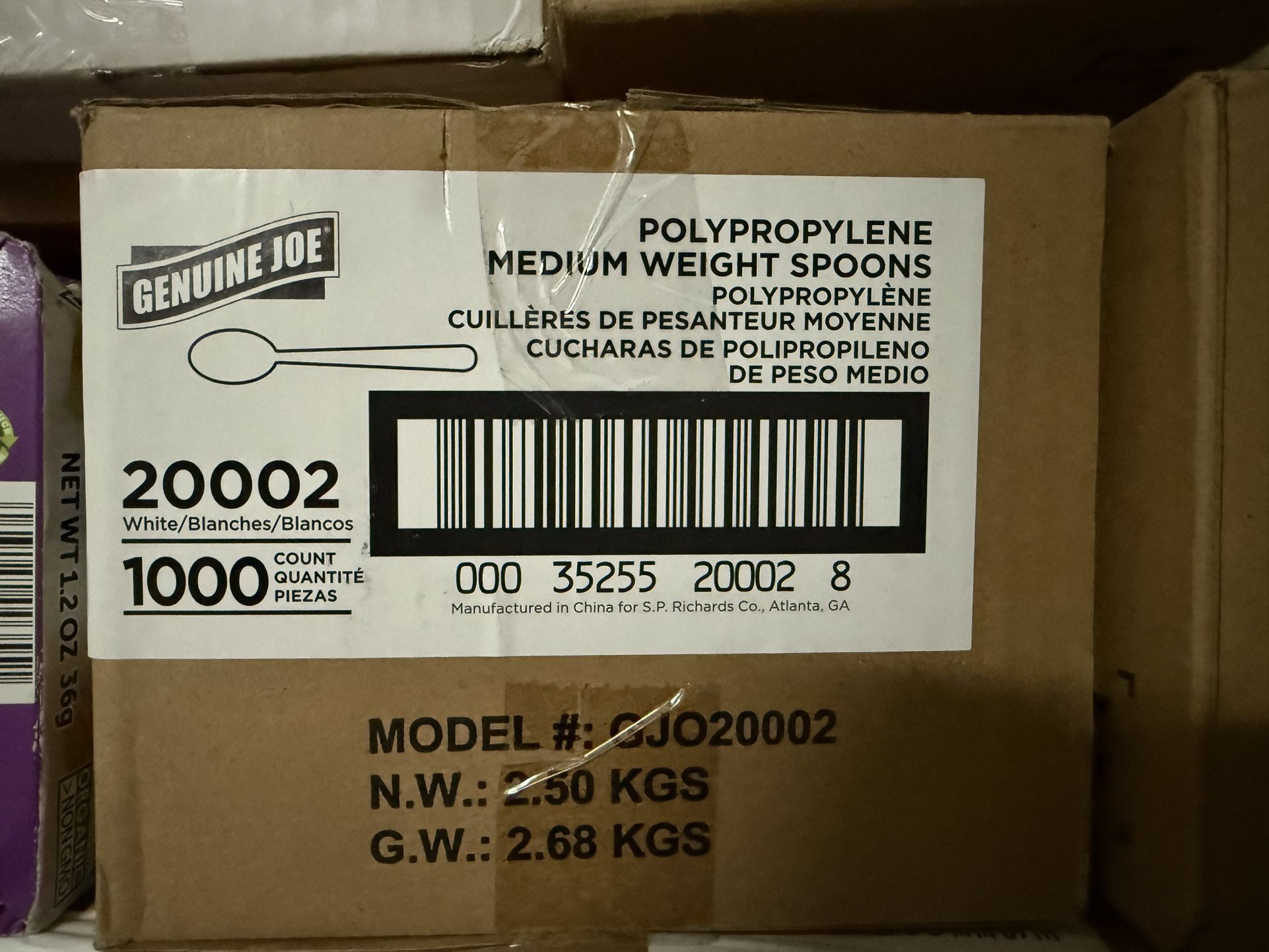 Plastic Spoons 1,000 Ct Box Perfect For Parties 