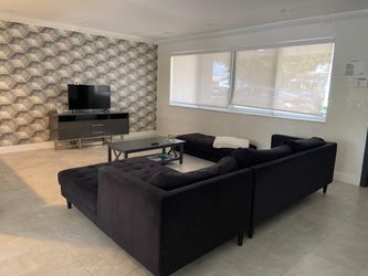 L Shape Living Room Coach Great Shape 