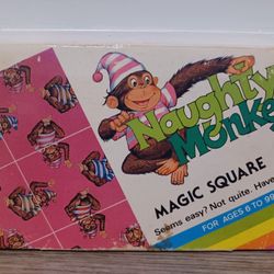 Naughty Monkey Magic Puzzel - Retro Magic Square Game