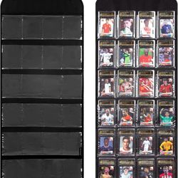 PSA Card Display Case, 48 Slots Holder for PSA-Graded Cards, Perfect for Displaying Trading Cards, Baseball, Football, and Basketball Sports Cards PSA
