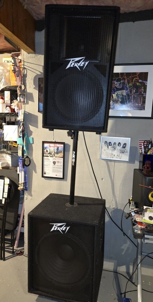 PEAVEY 115 AND peavey 118 4 Speakers