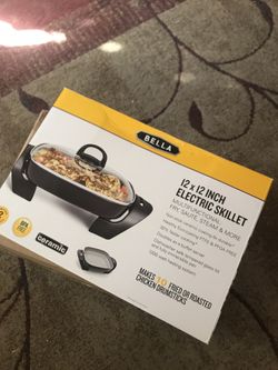 Bella 12x12 electric skillet