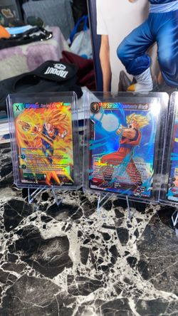 New! Dragon ball cards Goku, Gohan,Goten, Vegito $100