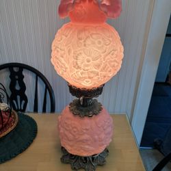 Antique Fenton  22” Lamp
