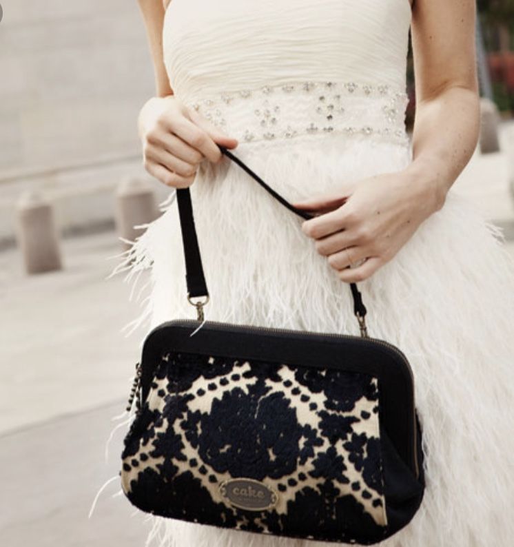 Cake by Petunia Pickle Bottom cameo clutch