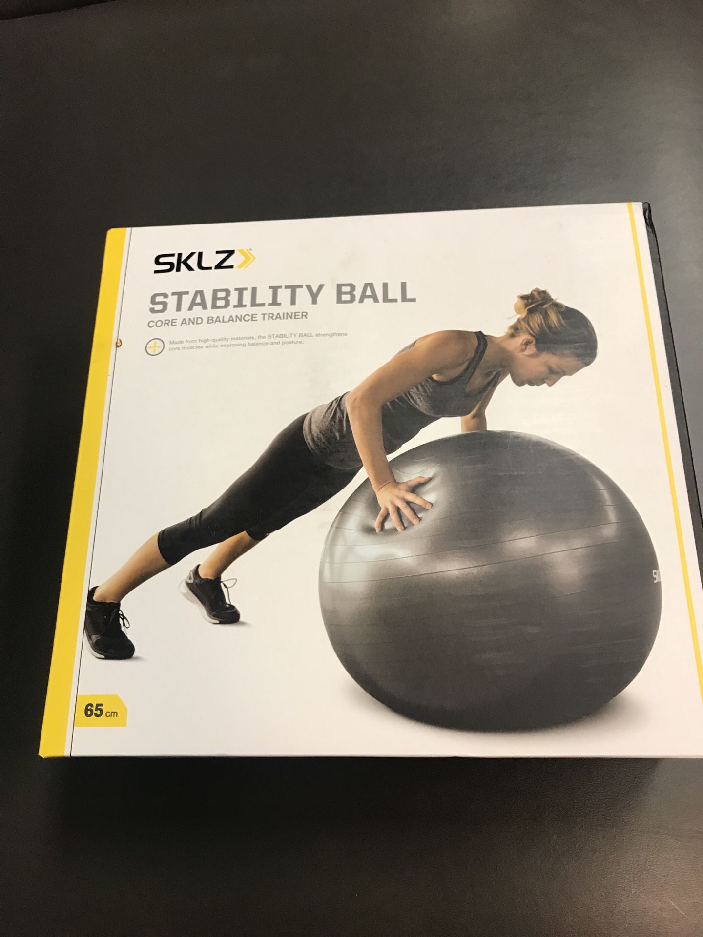 Skilz stability core Ball Swiss fitness exercise gym weight training