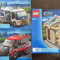 Lego City 60008 Museum Getaway Van Police Truck
