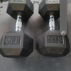 50lbs Dumbells Weights