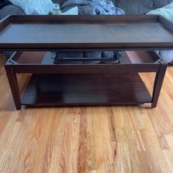 Coffee Table With Raised Top 