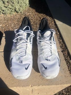 Nike PG Basketball Sneakers White Black Size 13