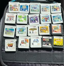 Nintendo DS and 3ds games. Not$1. Make an offer on any