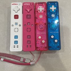 Nintendo Wii Nyko & Rock Candy Wii Remotes