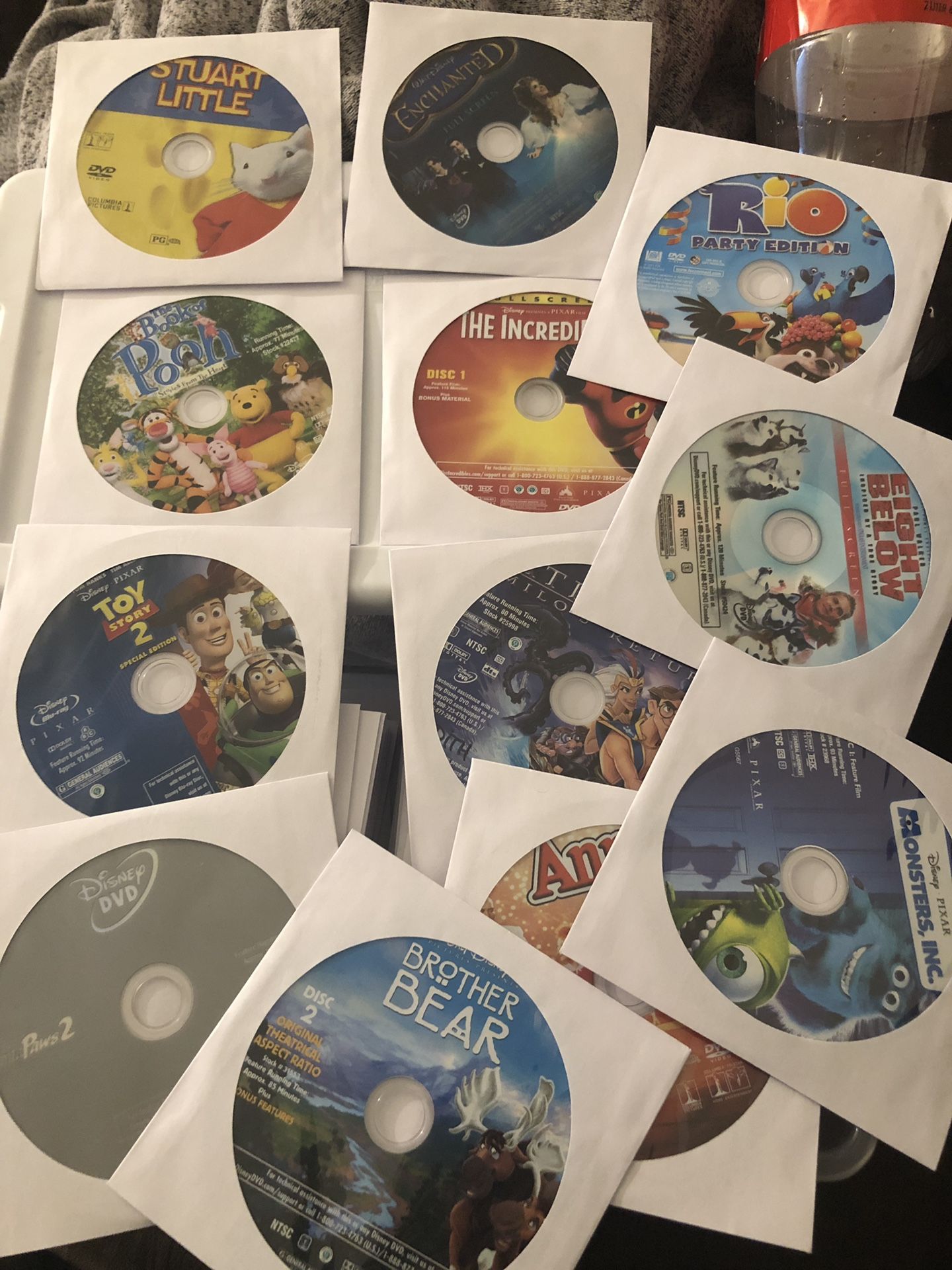 HUGE DISNEY KIDS MOVIE DVD COLLECTION