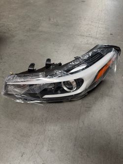 Headlight Assembly, for Kia Forte LED 2017 2018 Front Halogen Headlamp