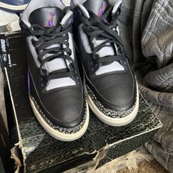 Size 11 Court Purple 3s