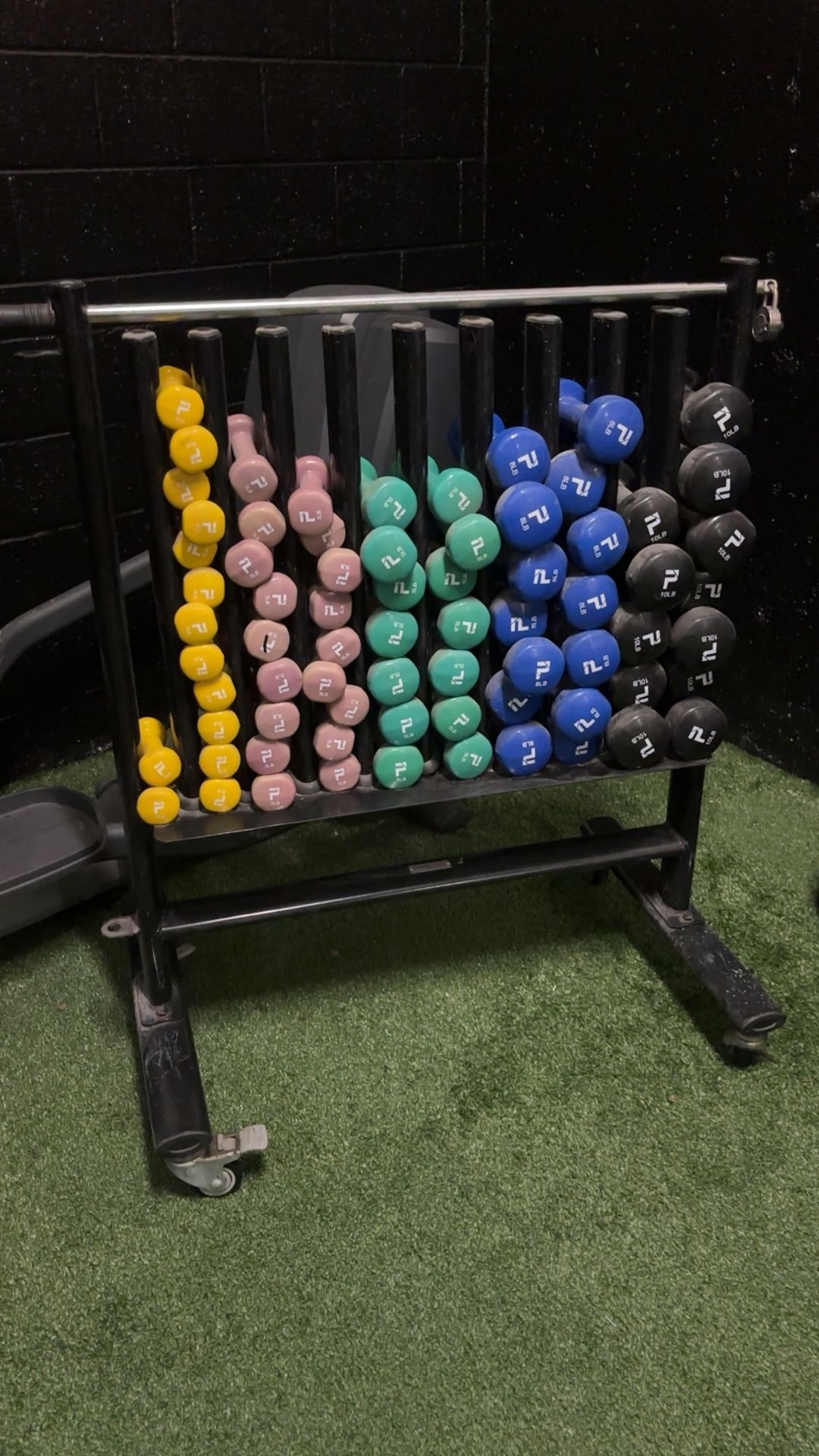 Weights With Rack