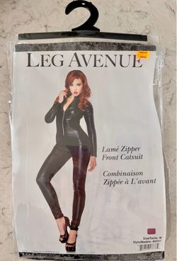 Leg Avenue Black Catsuit – Size Medium – $15