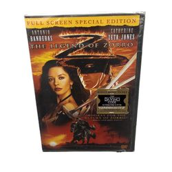 The Legend of Zorro DVD Full Screen Special Edition, Atonio Banderas, Catherine Zeta Jones

