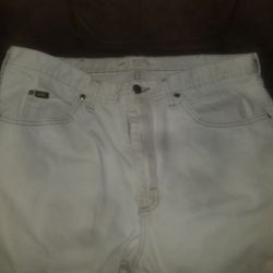 White 38x32 Lee Brand Regular Fit, Straight Leg  