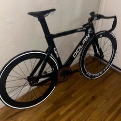 Reynolds Carbon 66mm Carbon Rims And Gran Compe Double Fixed Gear Hub With Cogs And Lockrings Included