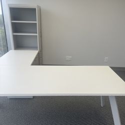 Desk And File Cabinet 
