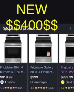 $400$-NEW-Frigidaire-Electric- Total Convection Range - Stainless Steel $400
