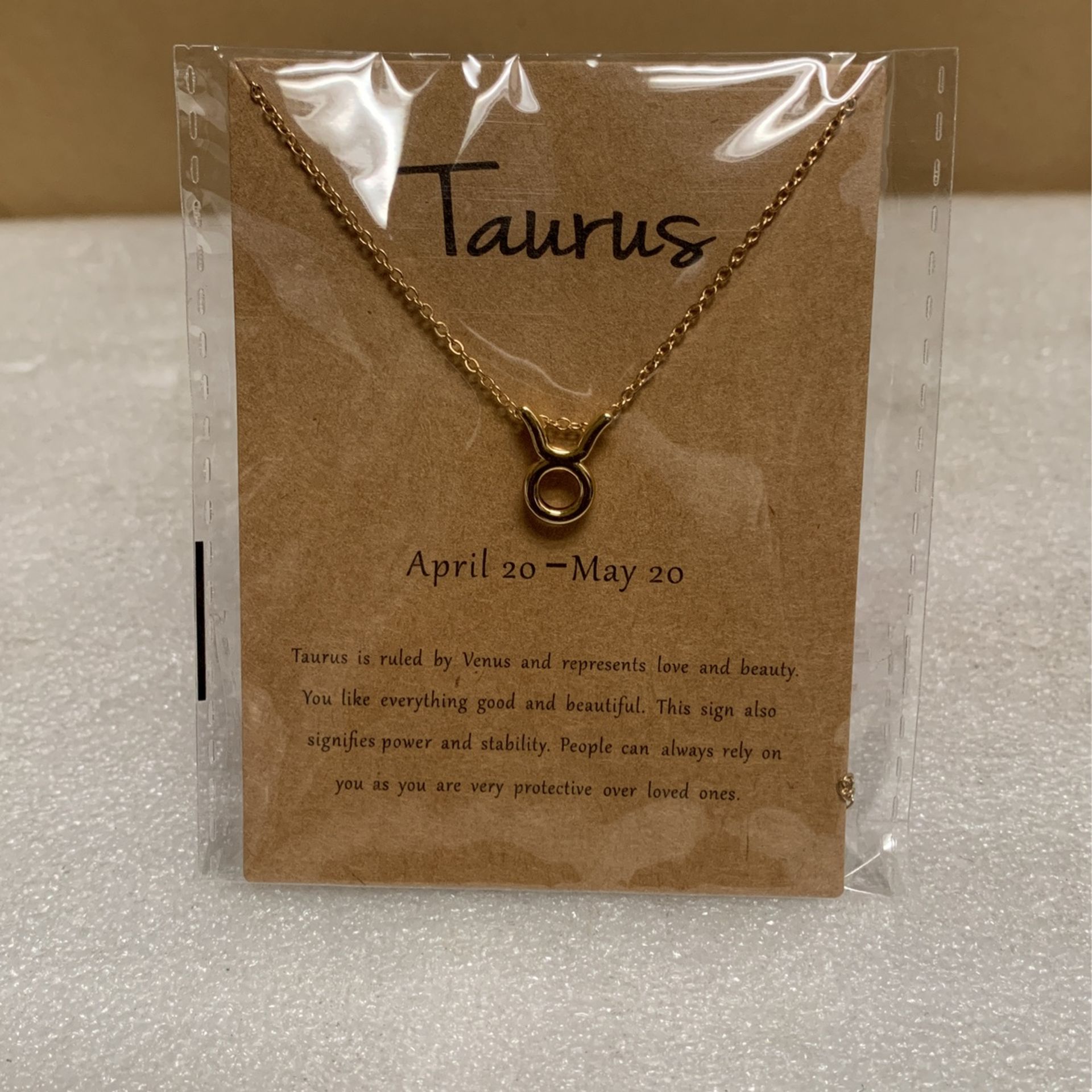 Taurus ♉️ Zodiac Sign Choker Horoscope Necklace